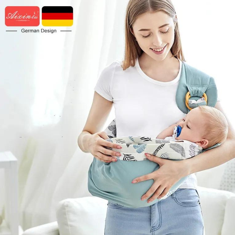 Multifunktionales Babytragetuch gemustert