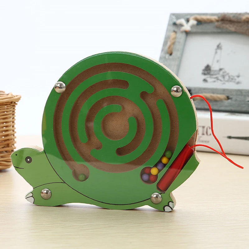 Magnetisches Holz Labyrinth 
