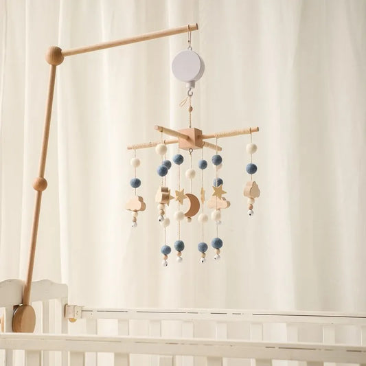 Stilvolle Baby-Mobile-Halter aus Holz