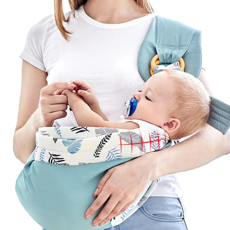 Multifunktionales Babytragetuch gemustert