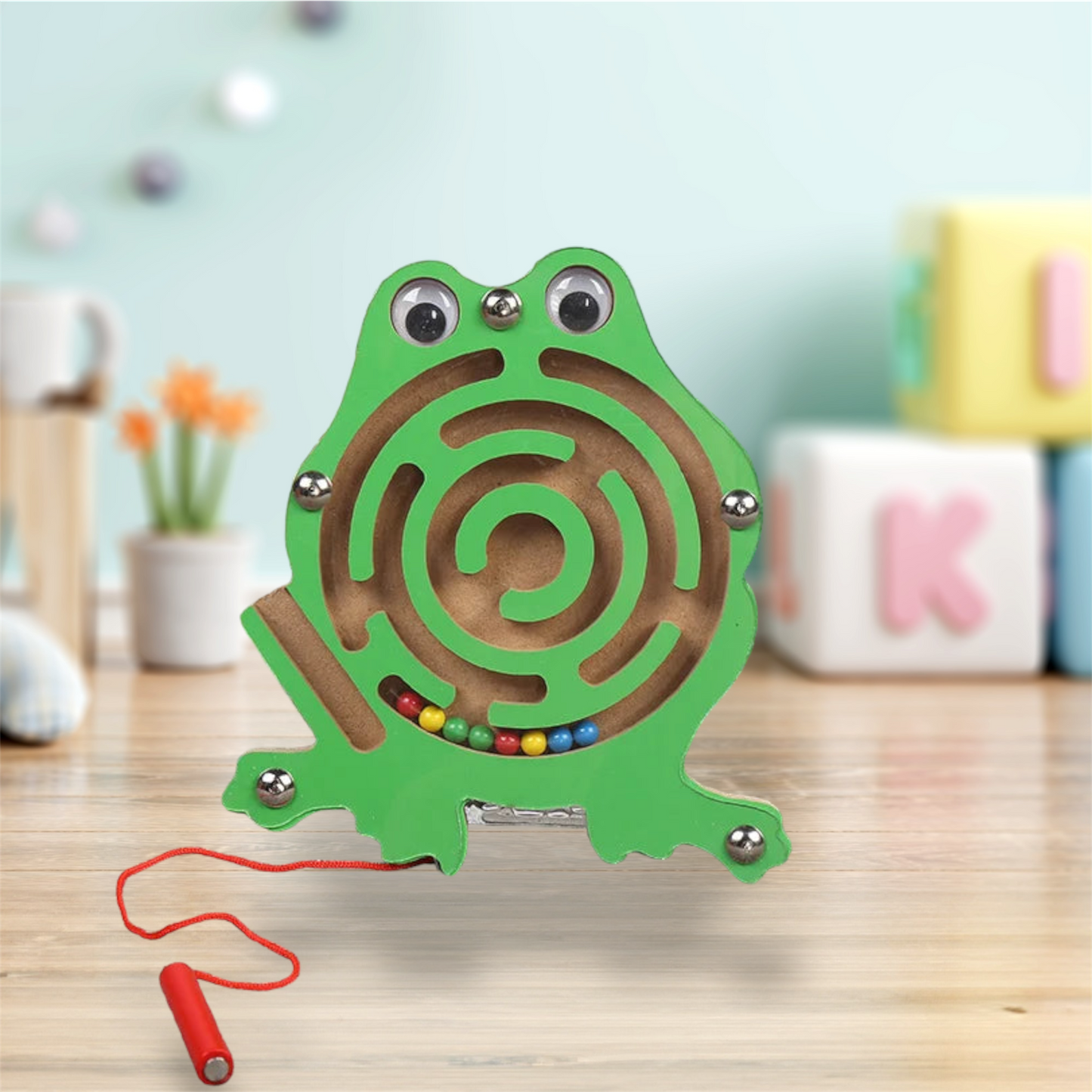 Magnetisches Holz Labyrinth 