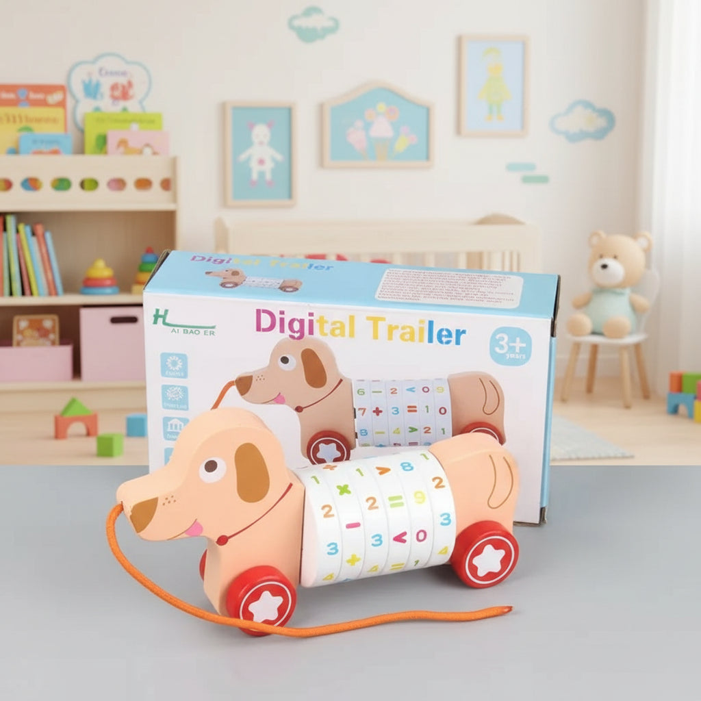 Holz Tier Ziehspielzeug