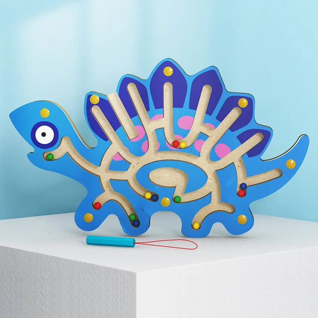 Magnetisches Holz Labyrinth