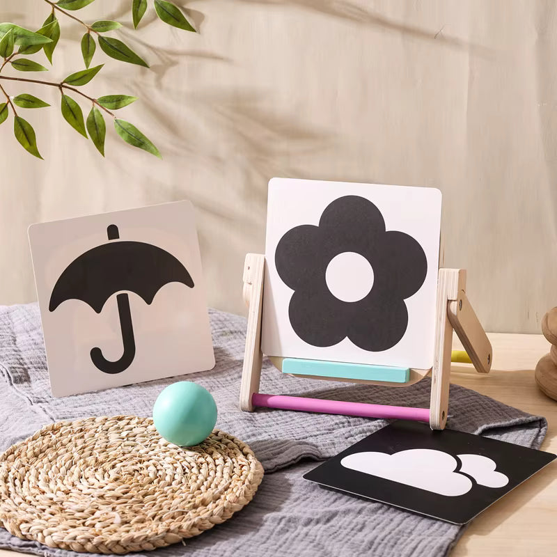 Montessori Spiegel & Kontrastkarten