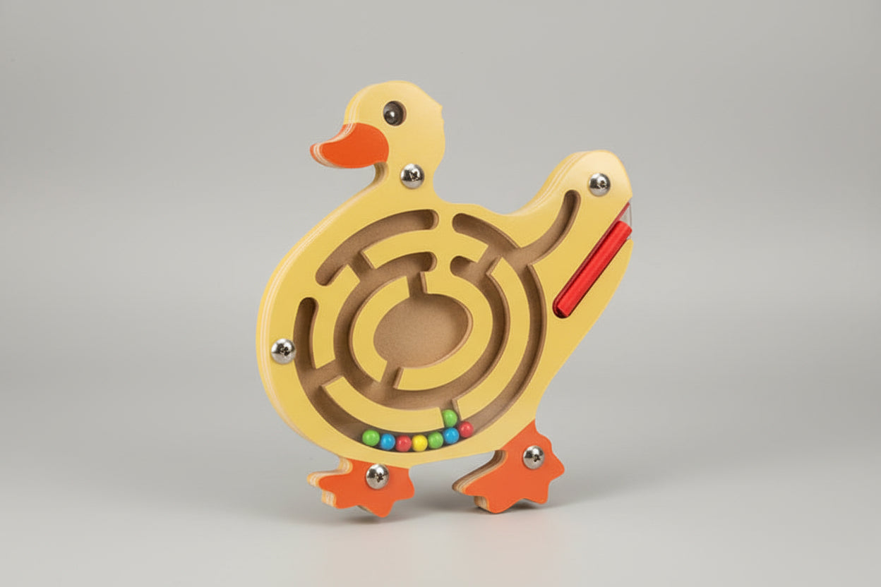 Magnetisches Holz Labyrinth