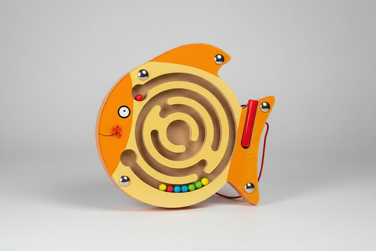 Magnetisches Holz Labyrinth