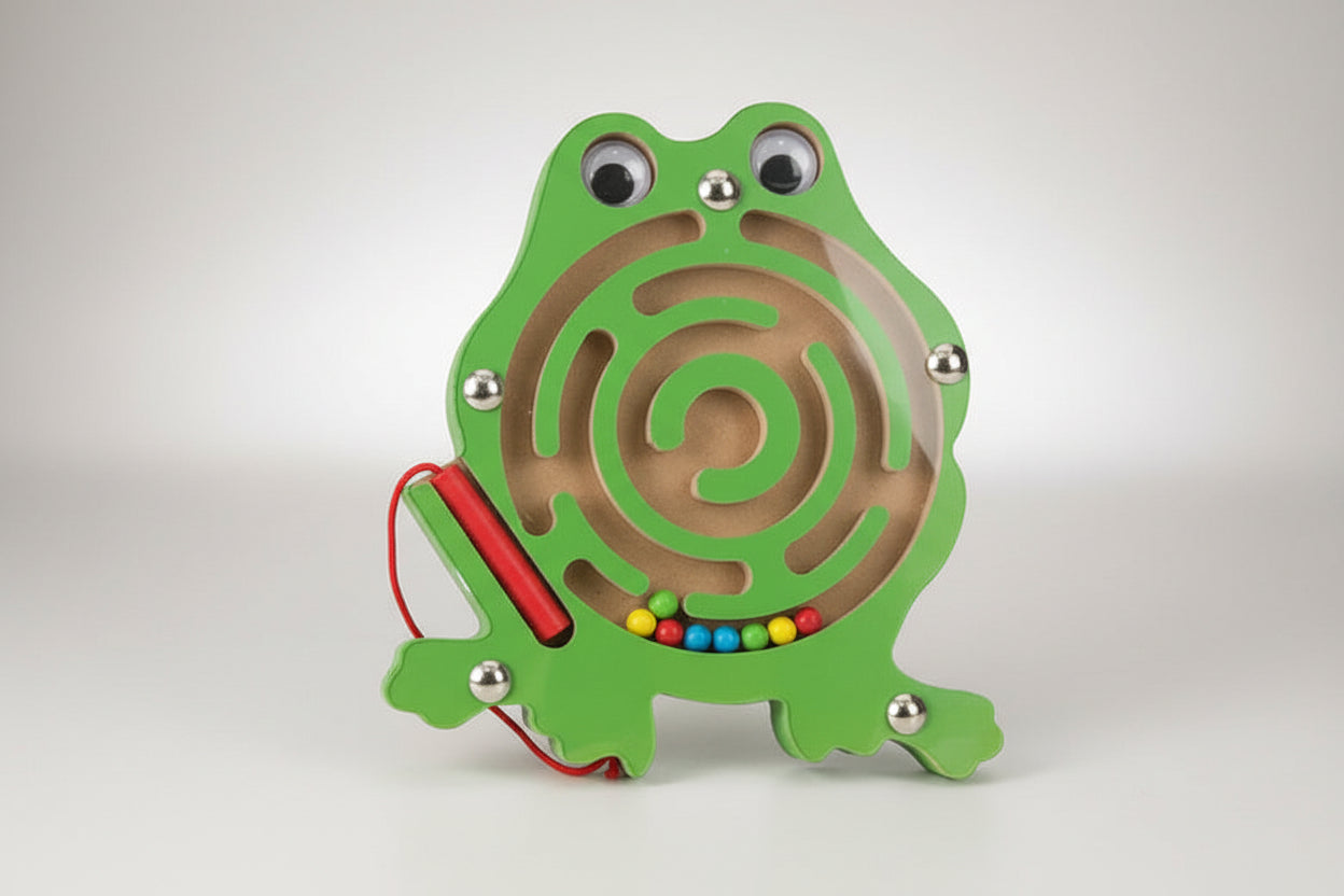 Magnetisches Holz Labyrinth