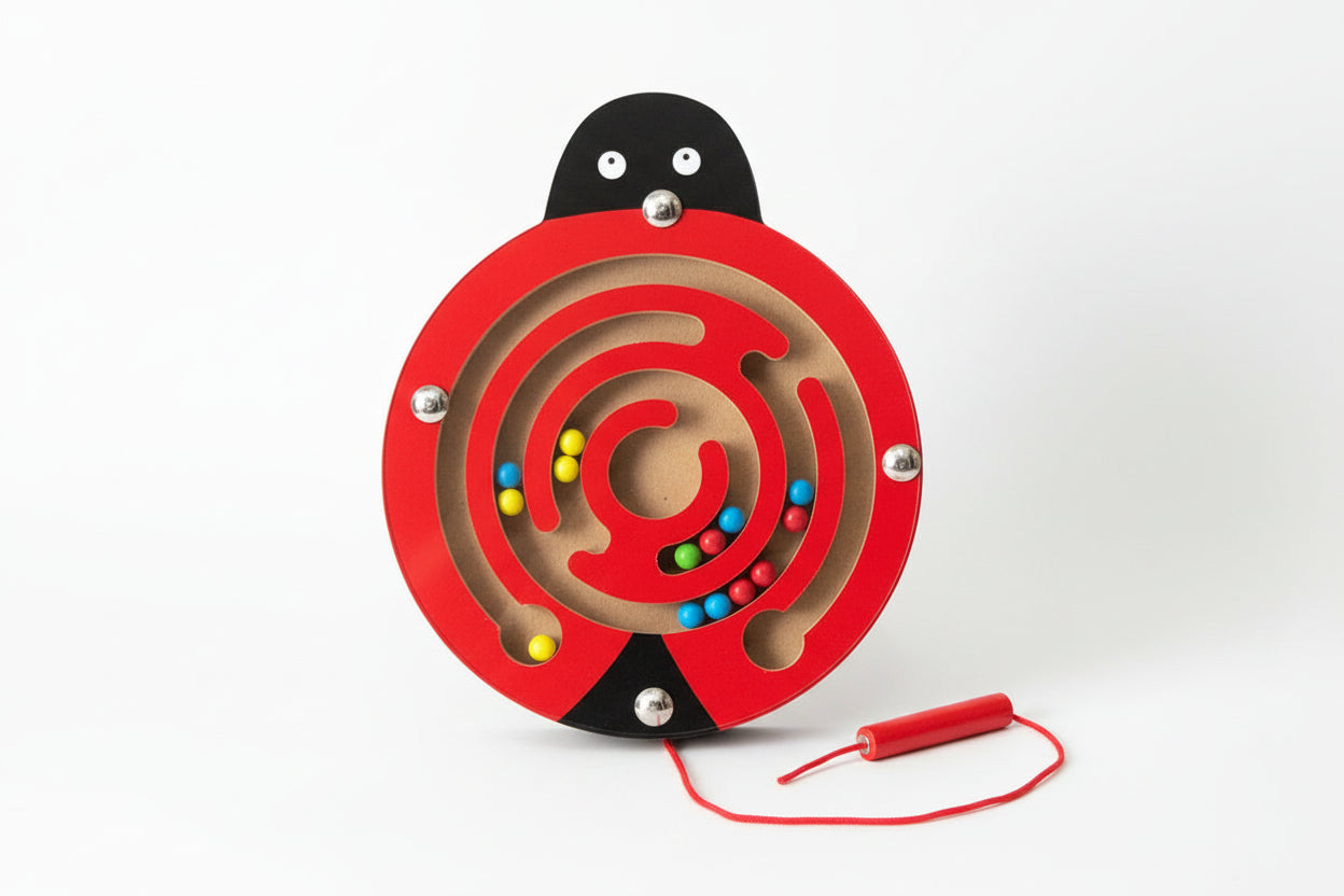 Magnetisches Holz Labyrinth