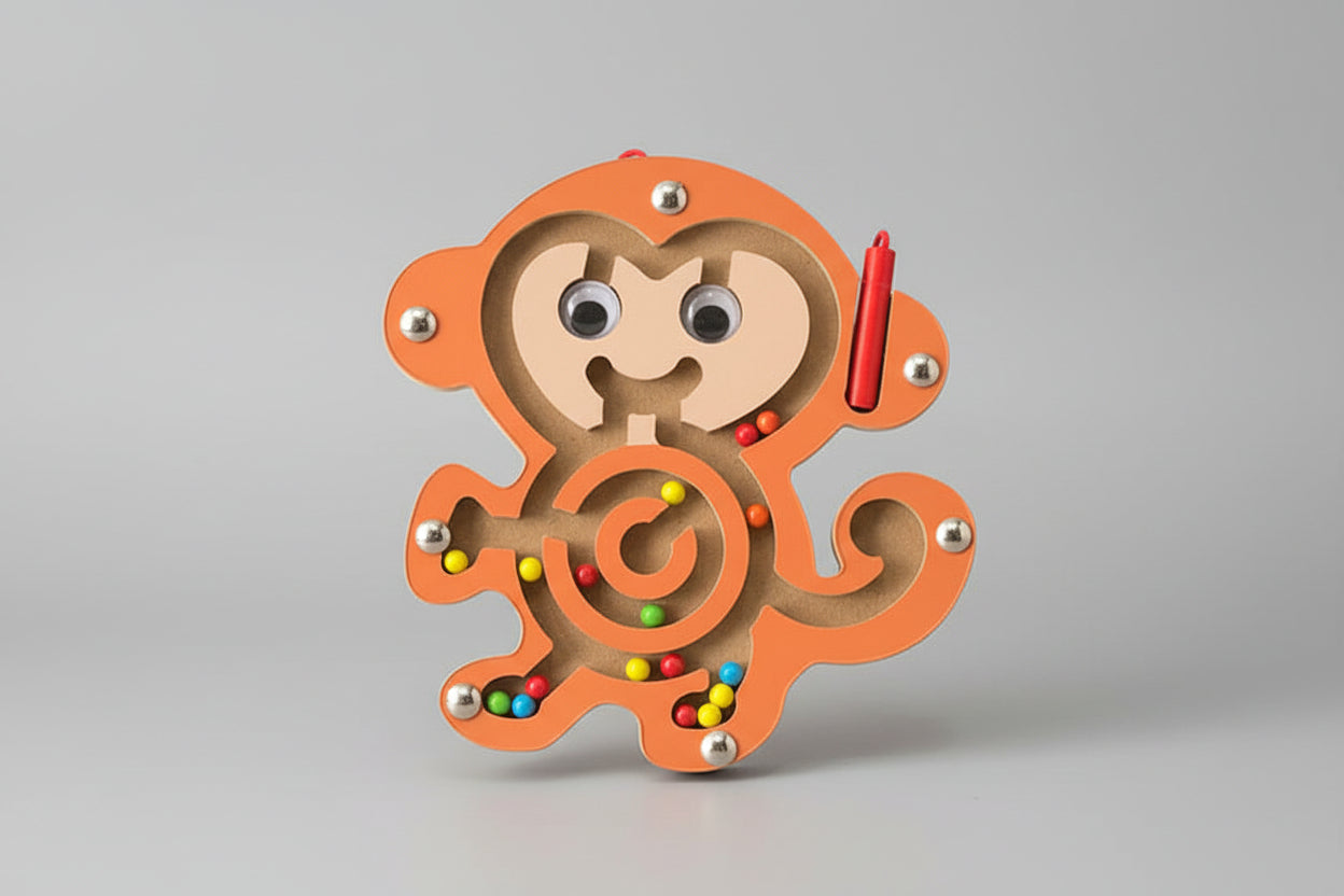 Magnetisches Holz Labyrinth