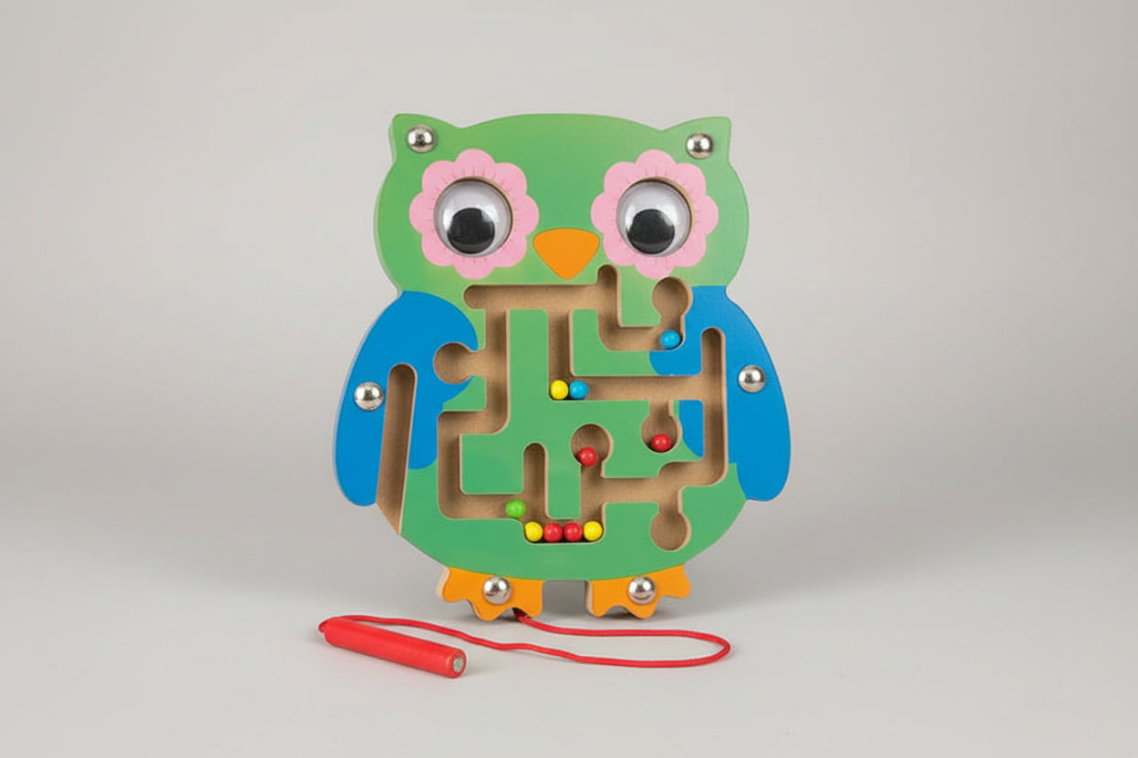 Magnetisches Holz Labyrinth