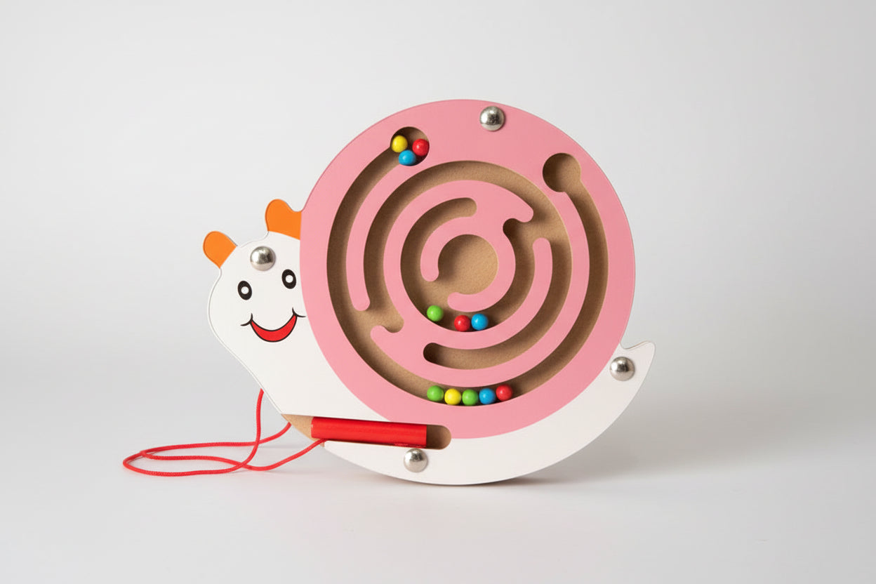 Magnetisches Holz Labyrinth