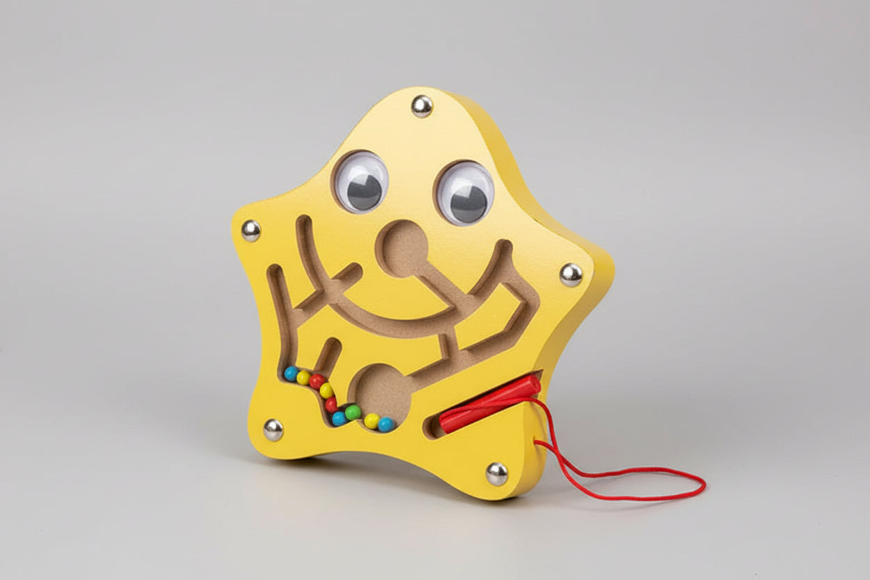 Magnetisches Holz Labyrinth