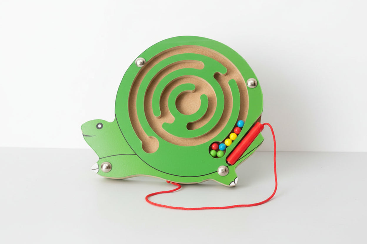 Magnetisches Holz Labyrinth